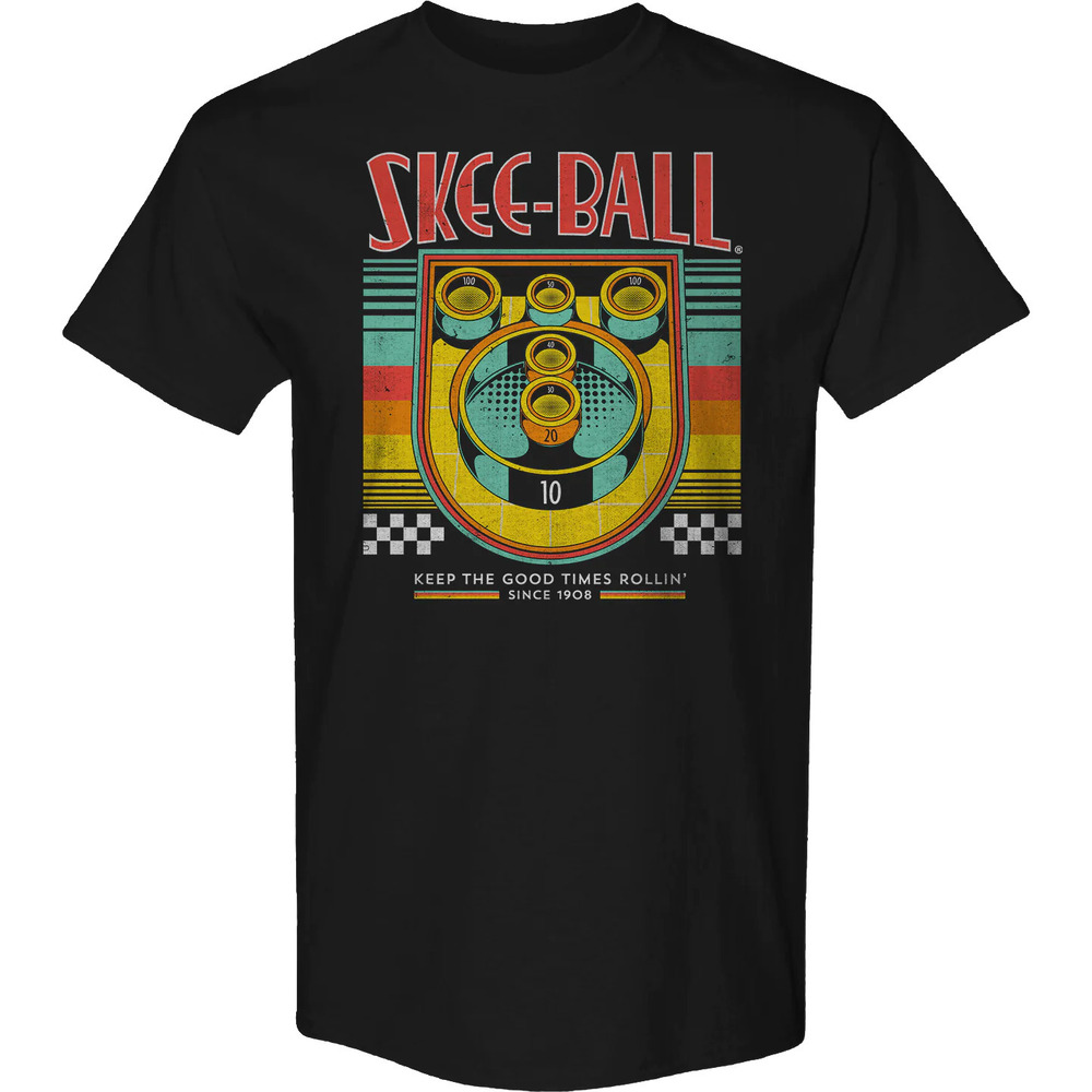 Keep The Good Times Rollin Skeeball Tshirt